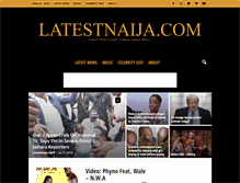 Tablet Screenshot of latestnaija.com